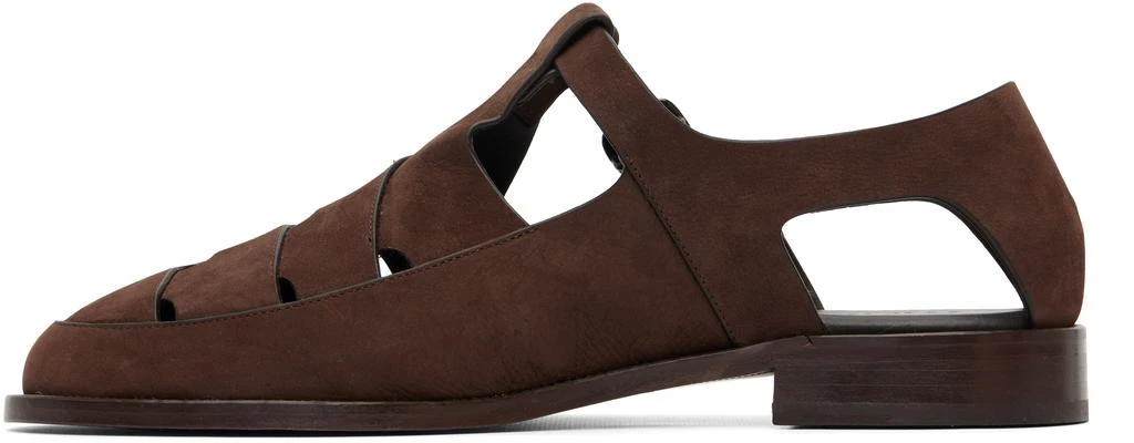 Hereu Brown Besso Nubuck Sandals 3