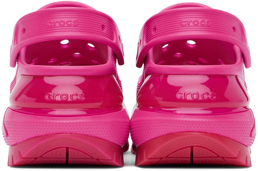 Crocs Pink Mega Crush Clogs