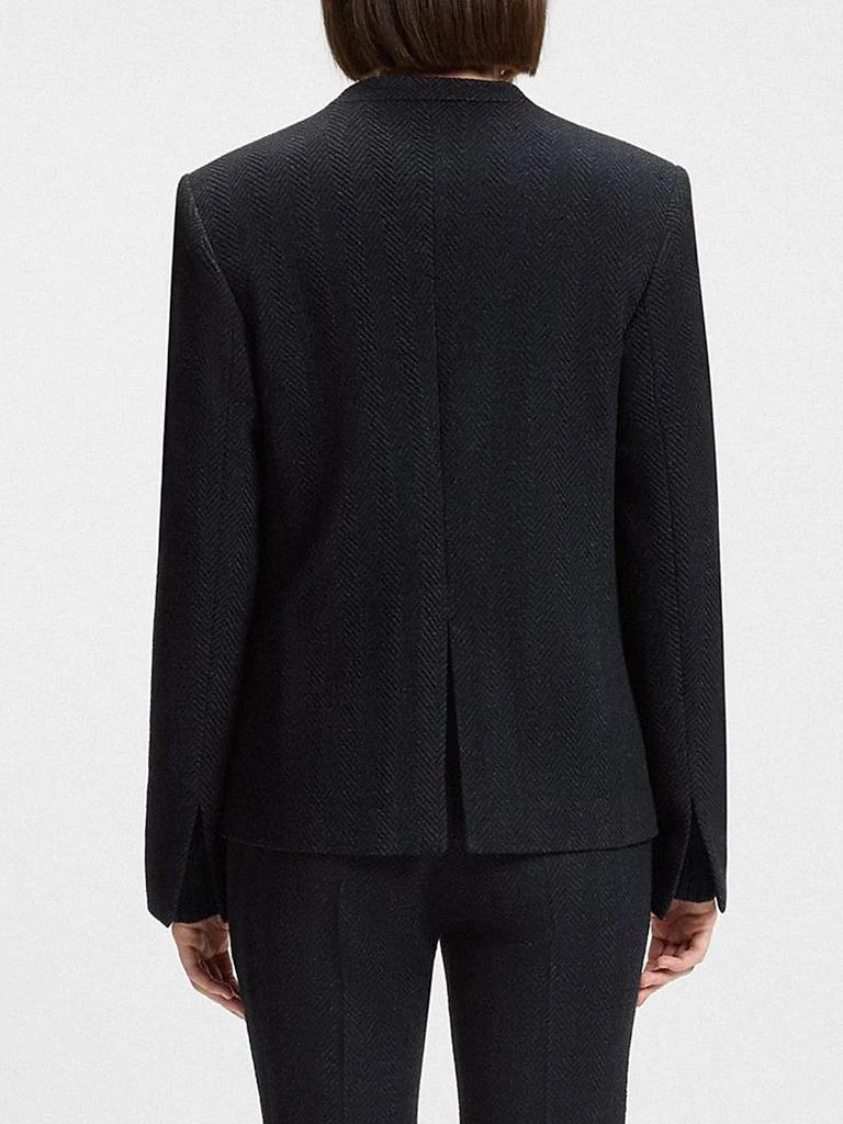 Hugo Boss Crease-Resistant Regular-Fit Blazer in Herringbone Jersey 3