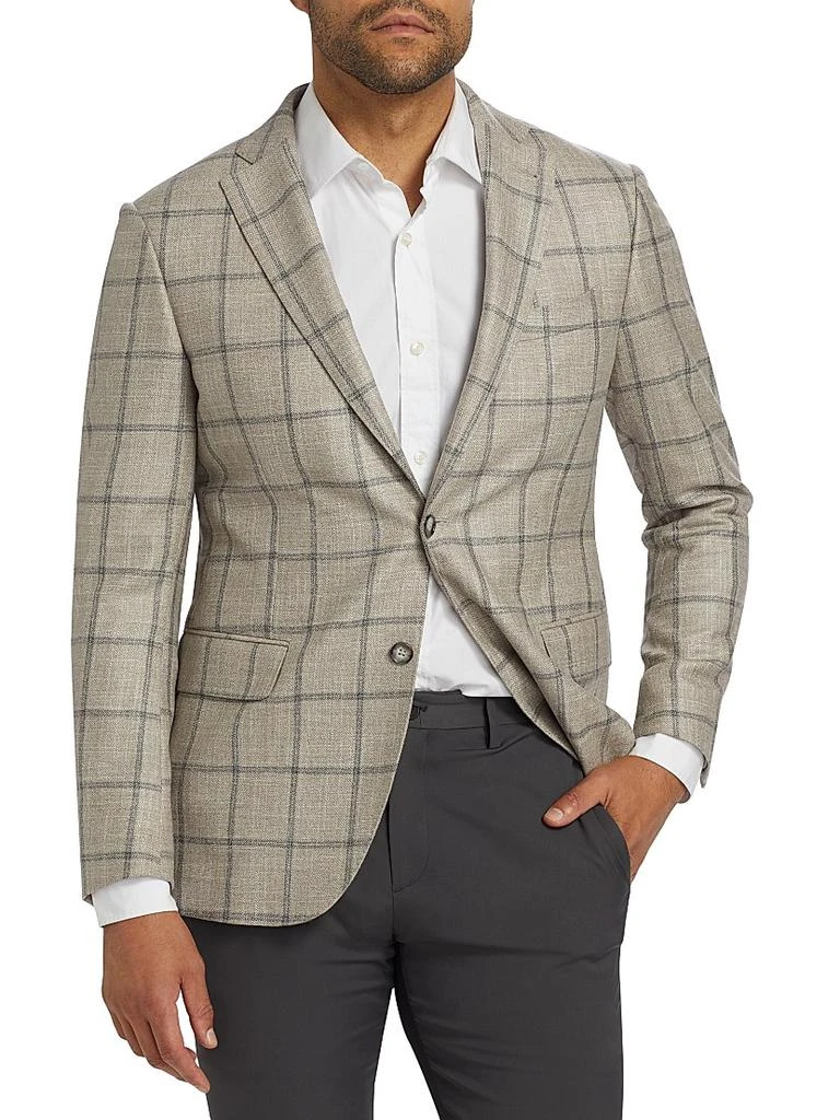 Saks Fifth Avenue COLLECTION Plaid Wool-Blend Sportcoat 3