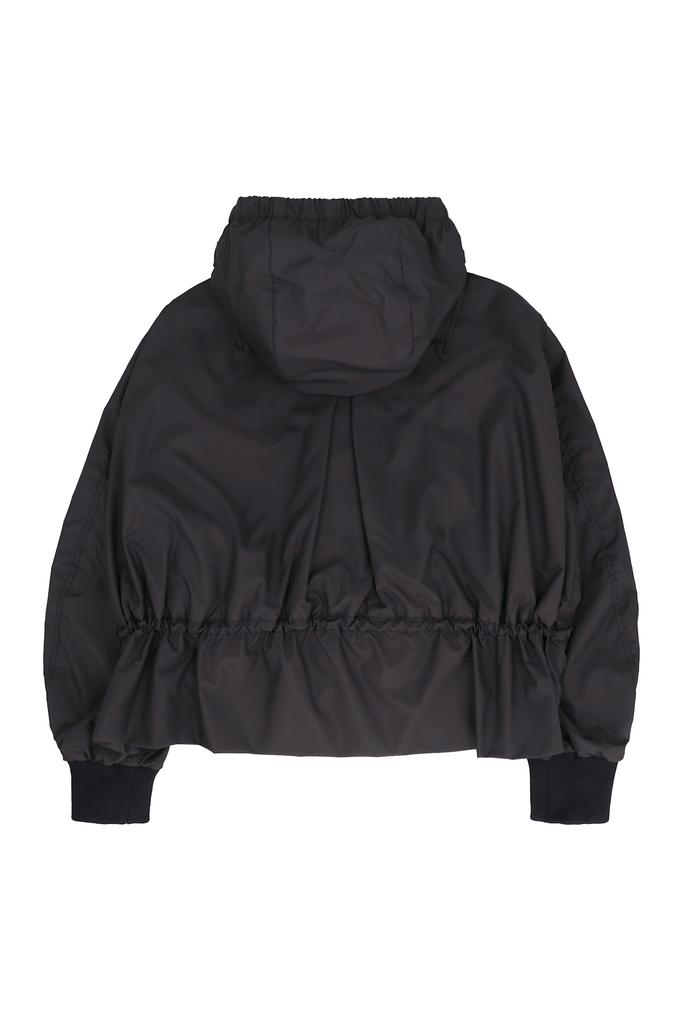 Moncler Assia Technical Fabric Hooded Jacket