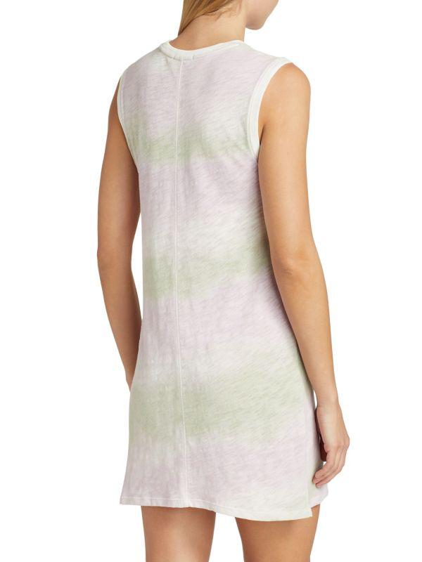ATM Anthony Thomas Melillo Watercolor Stripe Slub Minidress