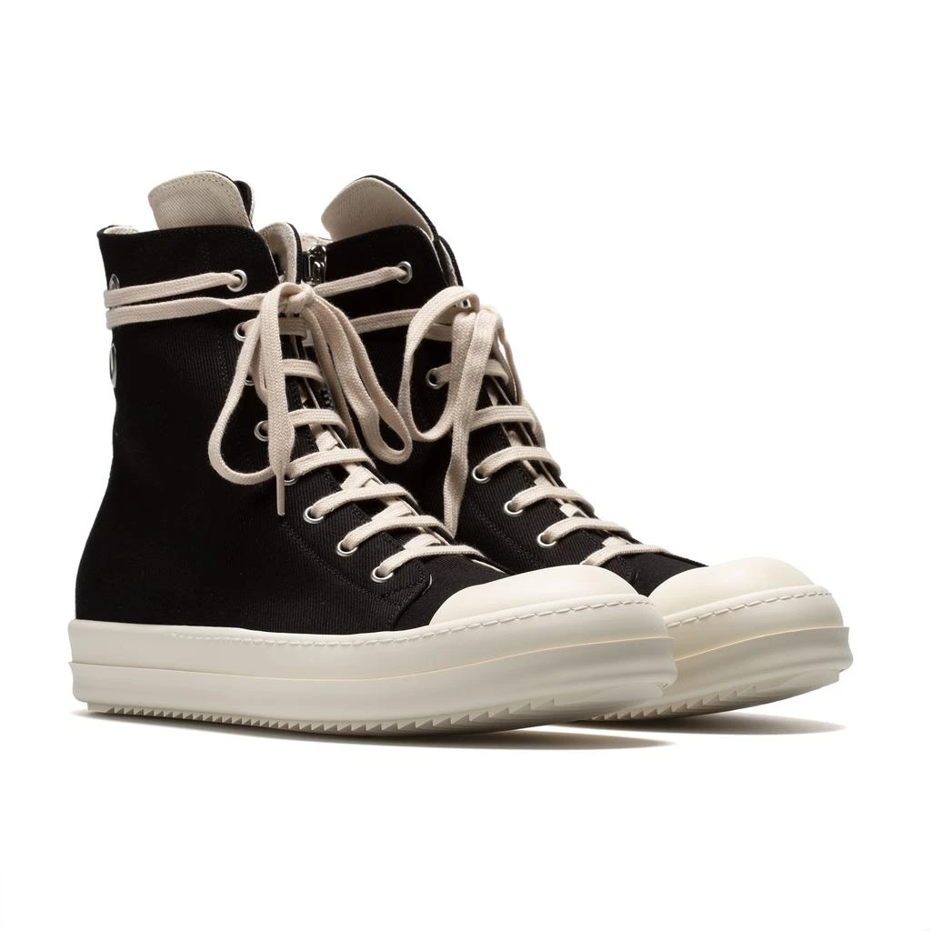 Rick Owens Sneaks Sneakers (Black/Milk/Milk) 2