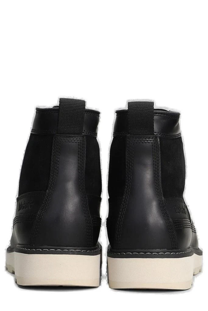 Timberland Black Leather Moc Toe Lace-Up Boots Timberland Redwood Falls Waterproof Moc-Toe Boot  main image 4