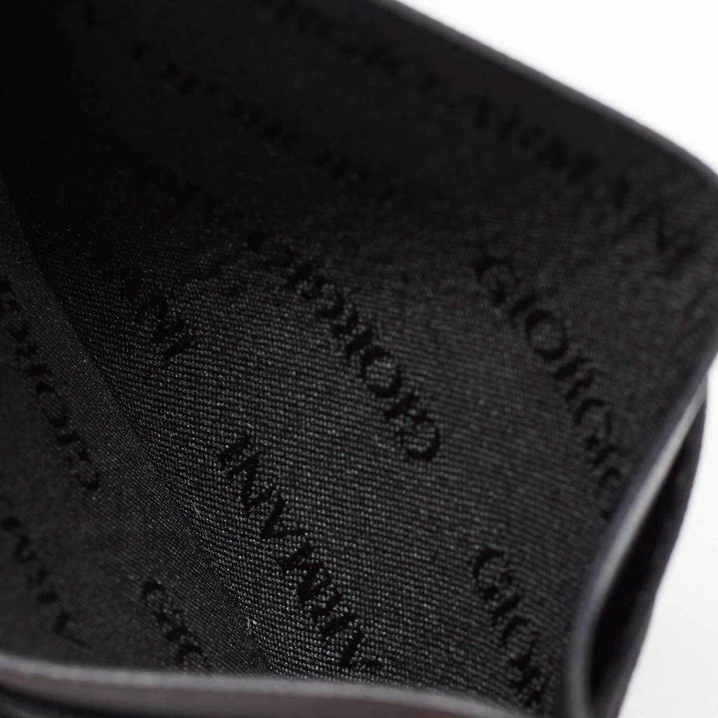 Giorgio Armani Giorgio Armani Navy Blue Leather Card Holder 2