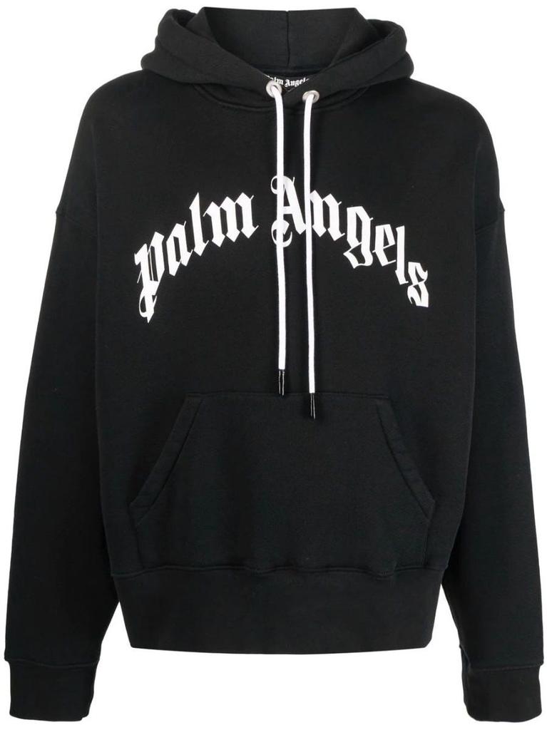 NA Logo print black Hoodie