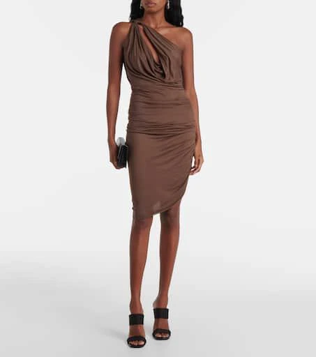 Rick Owens Lilies Aaliyah draped midi dress 2