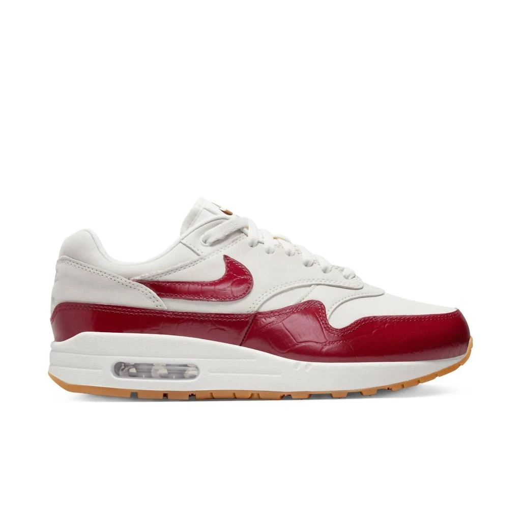 NIKE Women's Air Max 1 Lx Sneakers In Sail Team Red 4