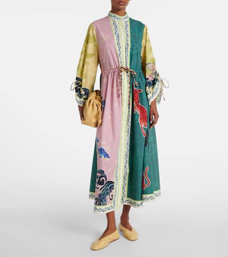 ALÉMAIS Rochester printed cotton shirt dress