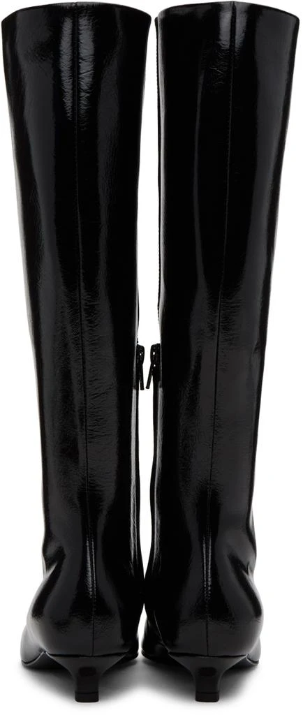 Totême Black 'The Slim' Knee-High Boots 2