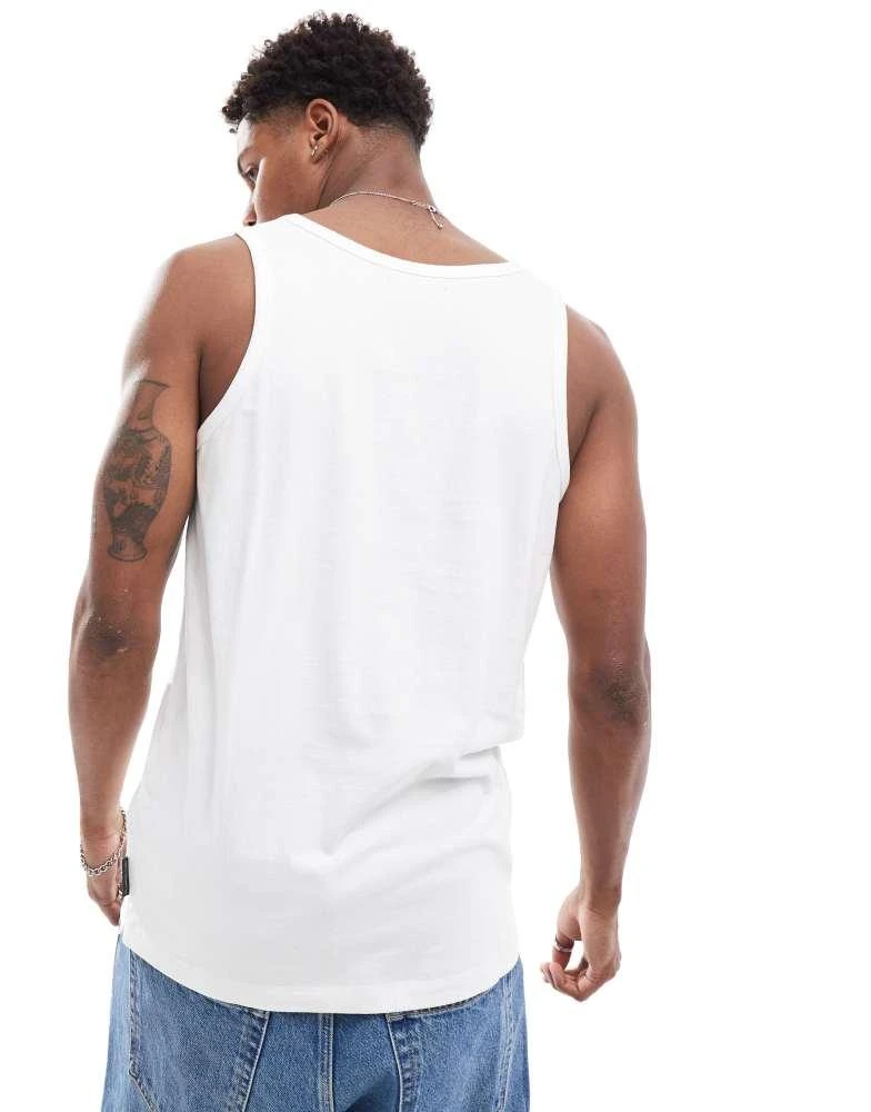 French Connection Mens French Connection vest in white 4