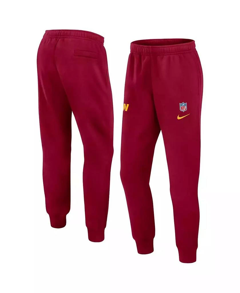 NIKE Men's Burgundy Washington Commanders 2024 Sideline Club Pants 1