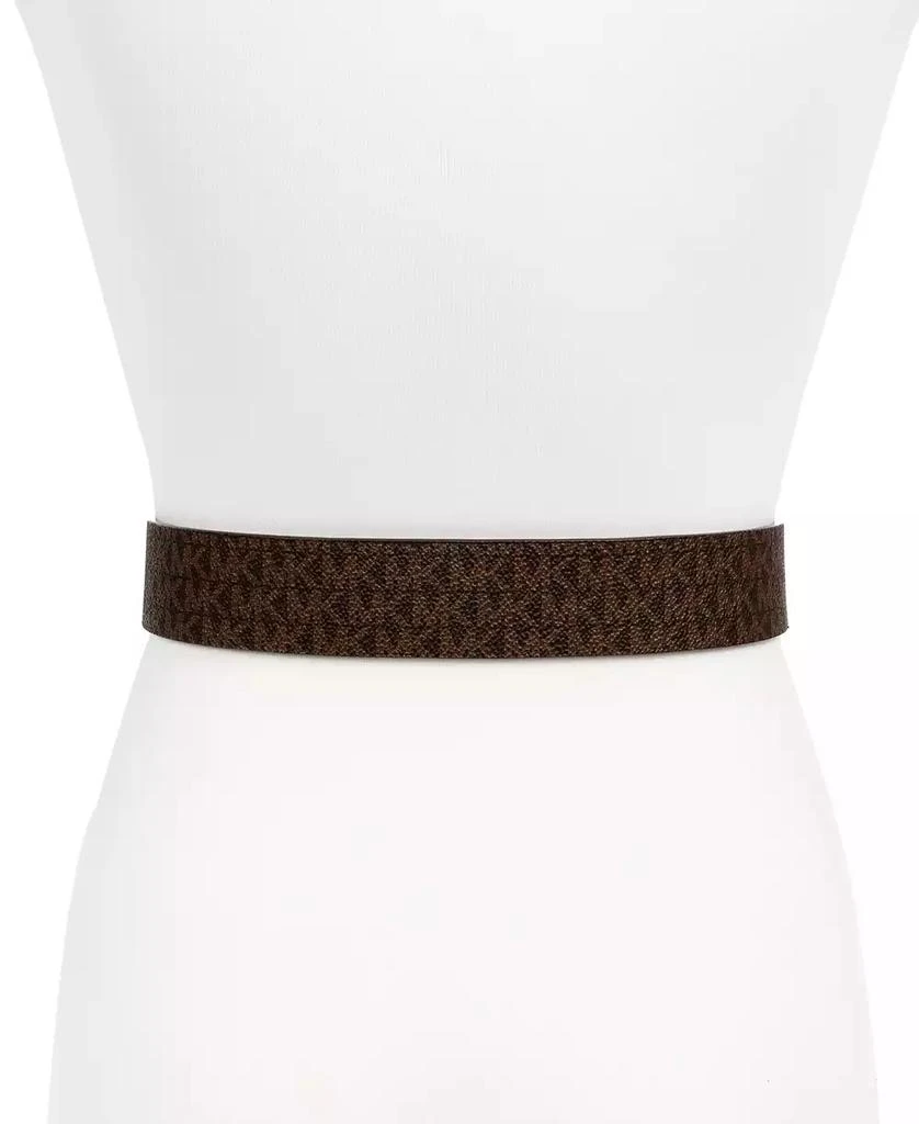 Michael Kors Reversible Logo with Logo Buckle Belt 4