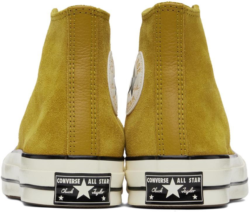 Converse Tan Chuck 70 Suede Sneakers