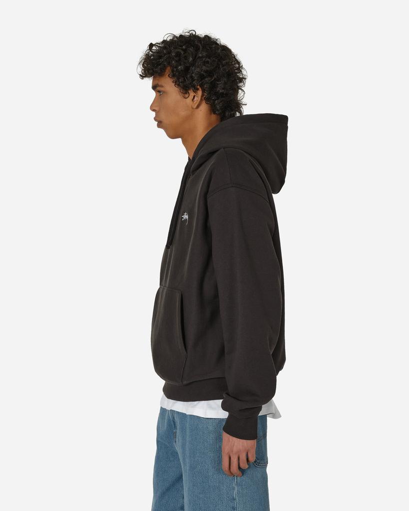 Stüssy Stock Logo Hoodie Washed Black