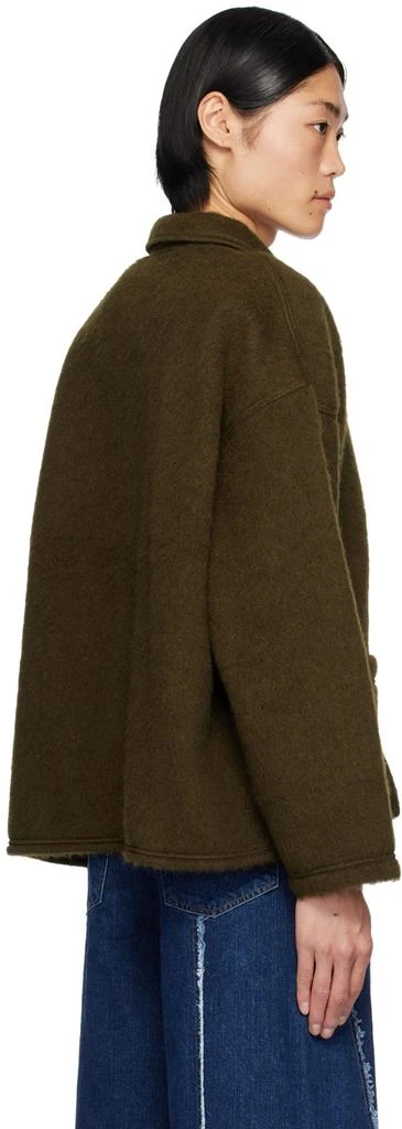 JieDa Khaki Brushed Jacket 3