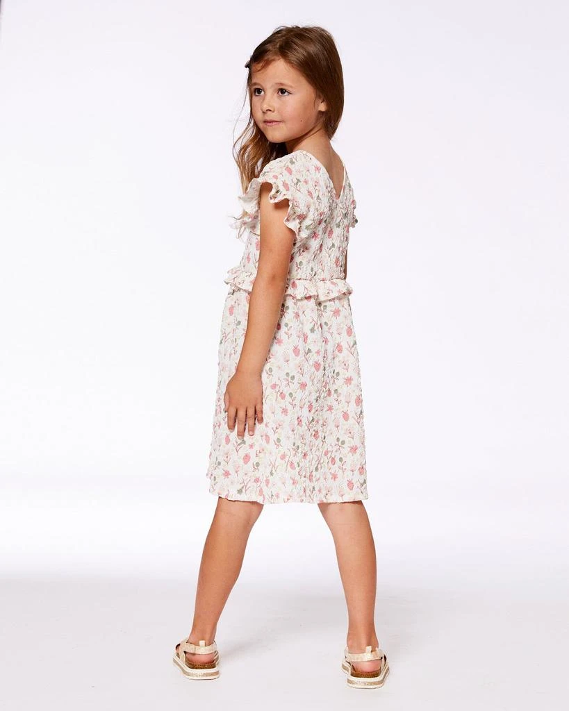 Shop Printed Seersucker Dress With Frill Pink Flowers On Cream Background  on Sale at BeyondStyle  Get 50% Off Printed Seersucker Dress With Frill Pink  Flowers On Cream Background with Limited-Time Flash