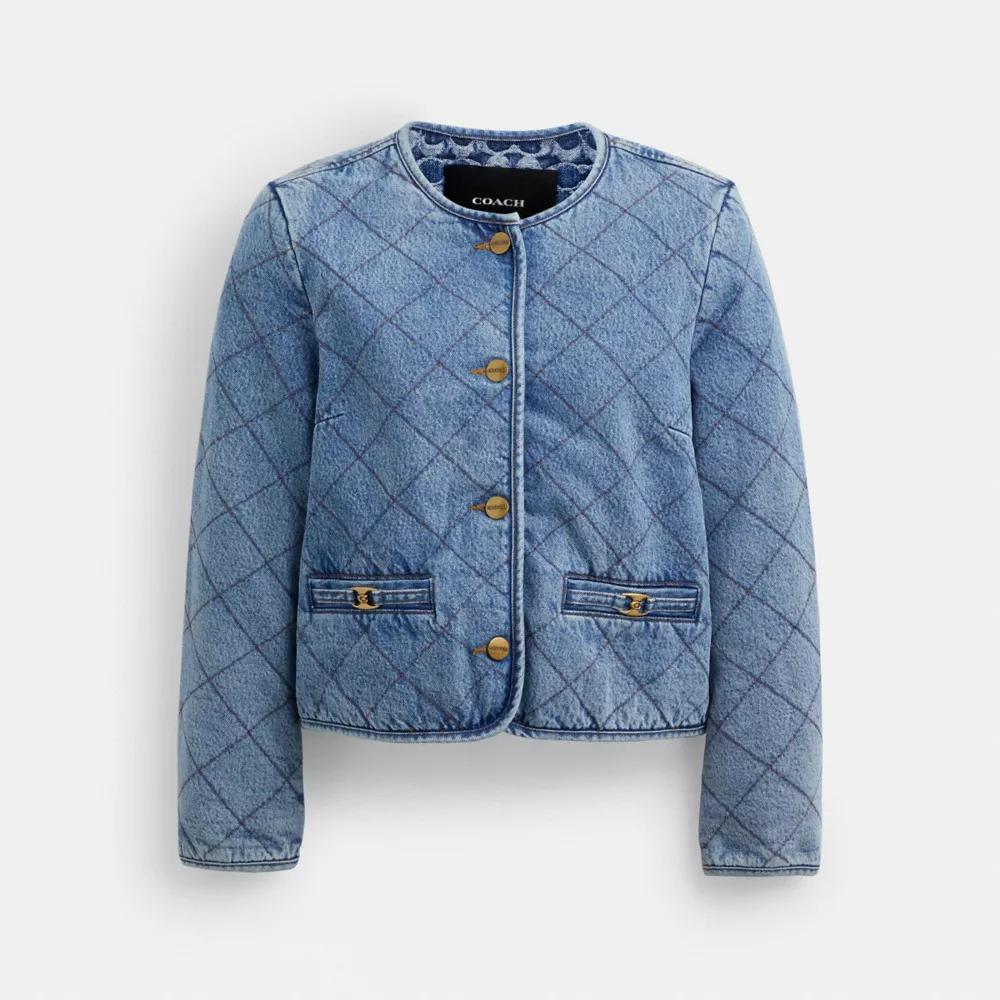 【COACH】☆レディース☆お洒落☆Signature Denim Jacket COACH® Outlet | Signature Denim Jacket