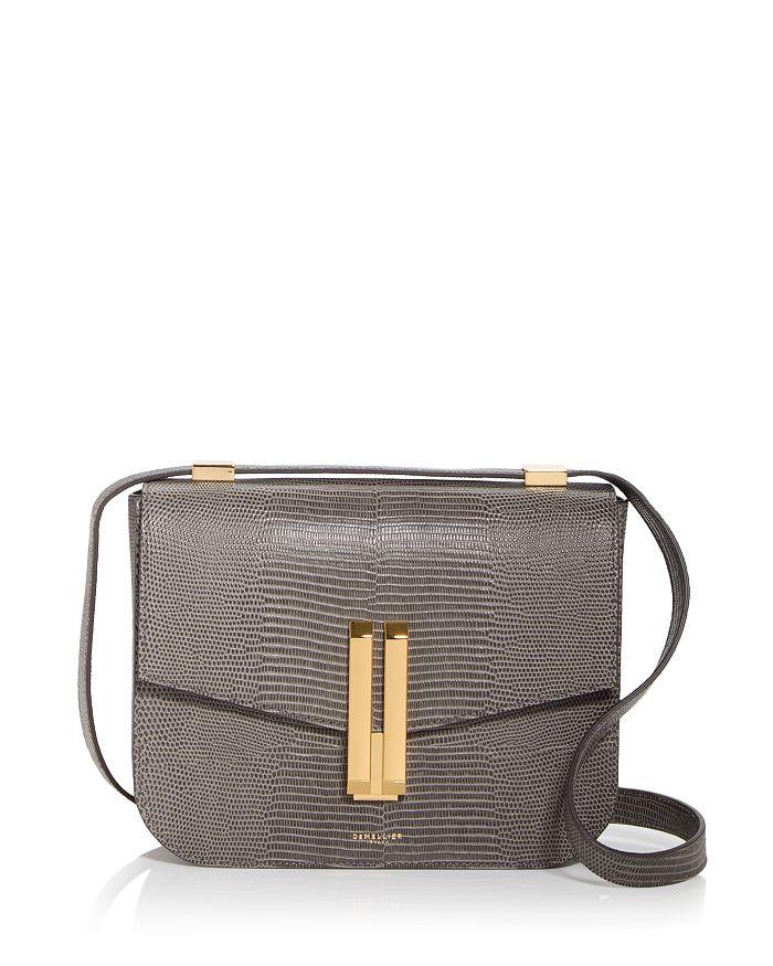 Demellier Vancouver Embossed Leather Crossbody Bag