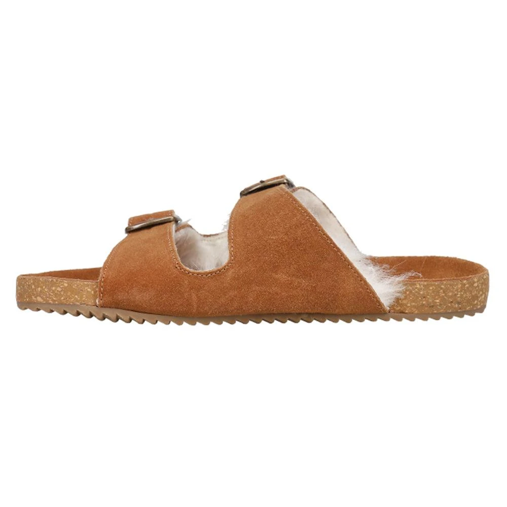 COCONUTS by Matisse Victory Buckle Shearling Slide Sandals 3