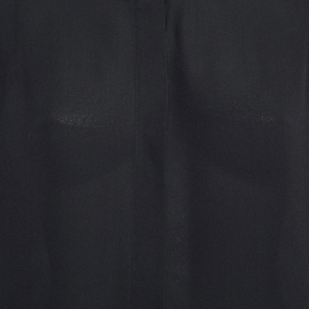 Vince Vince Black Silk Button-Up Blouse M 3