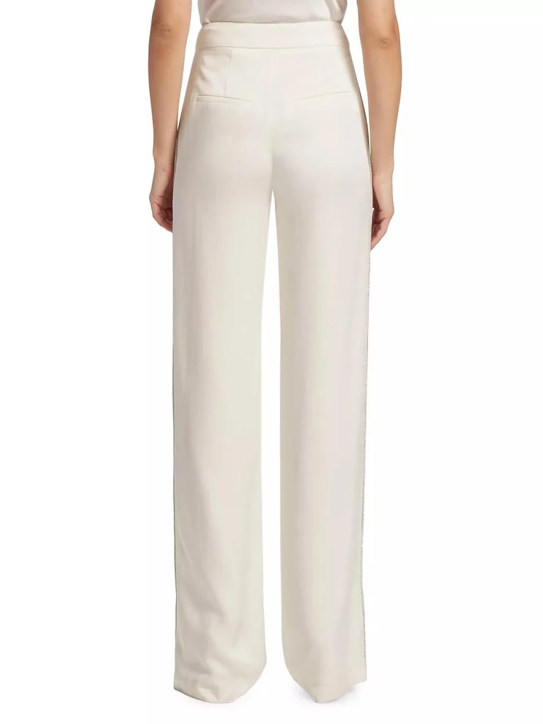 VERONICA BEARD Millicent Crystal-Trim Trousers 5