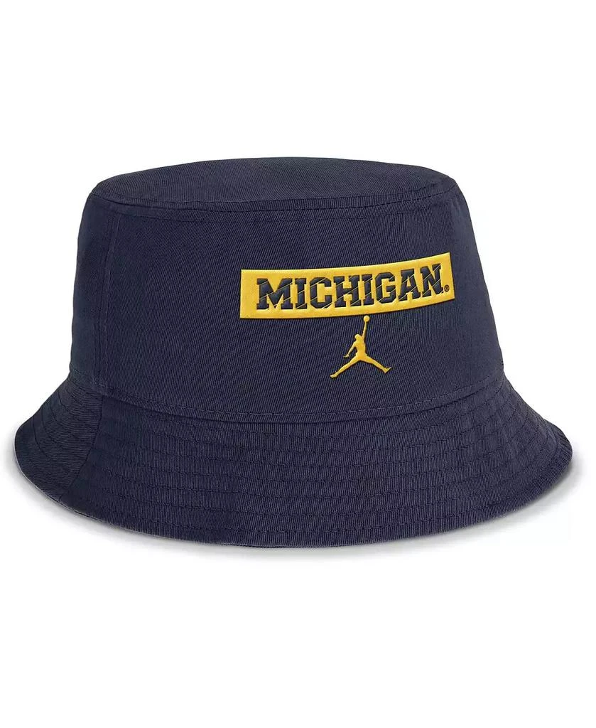 Jordan Men's Navy Michigan Wolverines Apex Bucket Hat 3