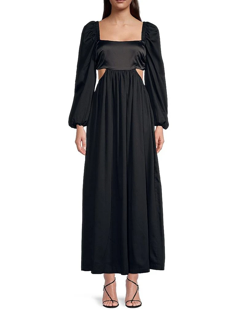 Hansen + Gretel Orbison Balloon-Sleeve Maxi Dress 3