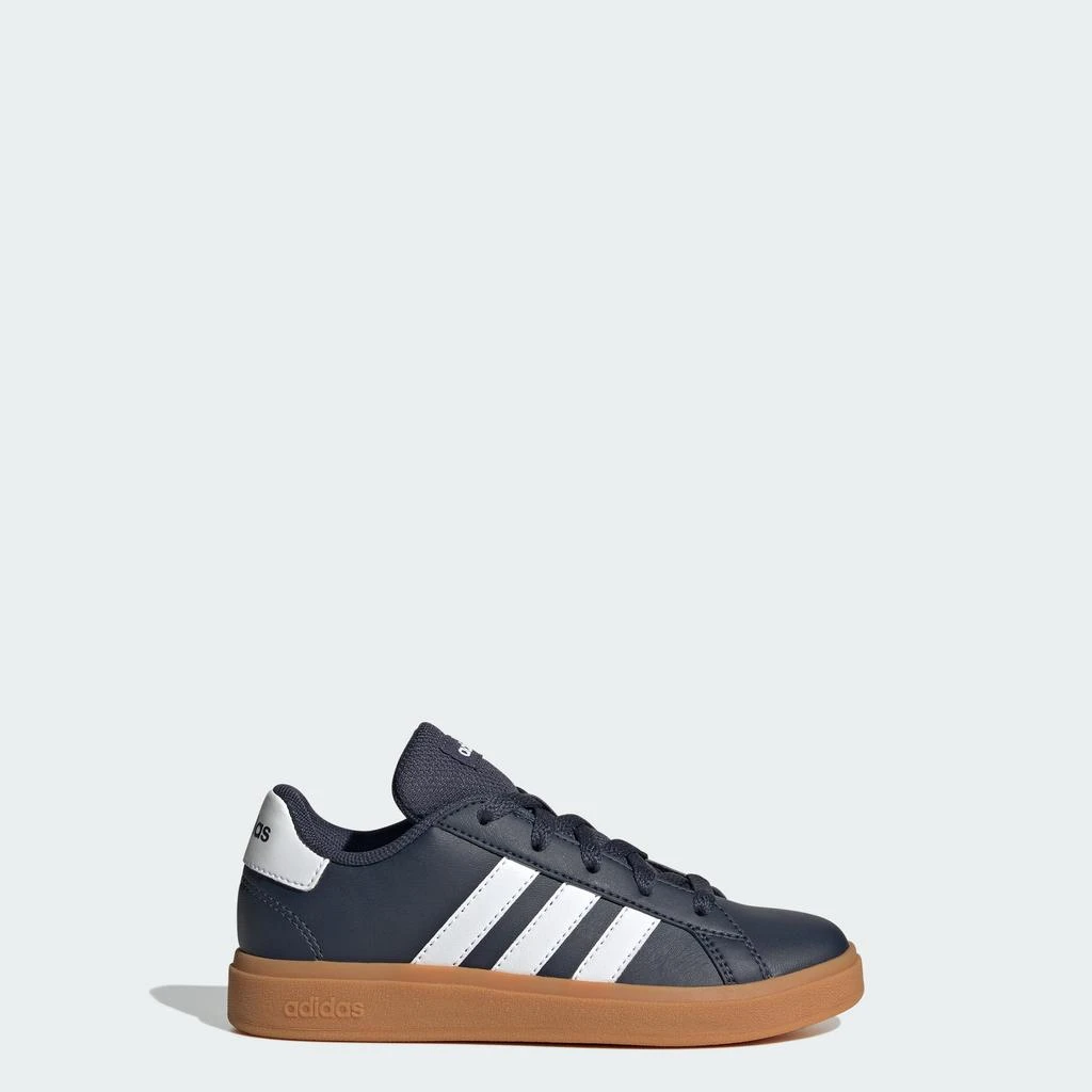 adidas gazelle silver green womens Adidas Kids Grand Court Lifestyle Tennis Lace-Up Shoes – Suburban Shoes main image 0
