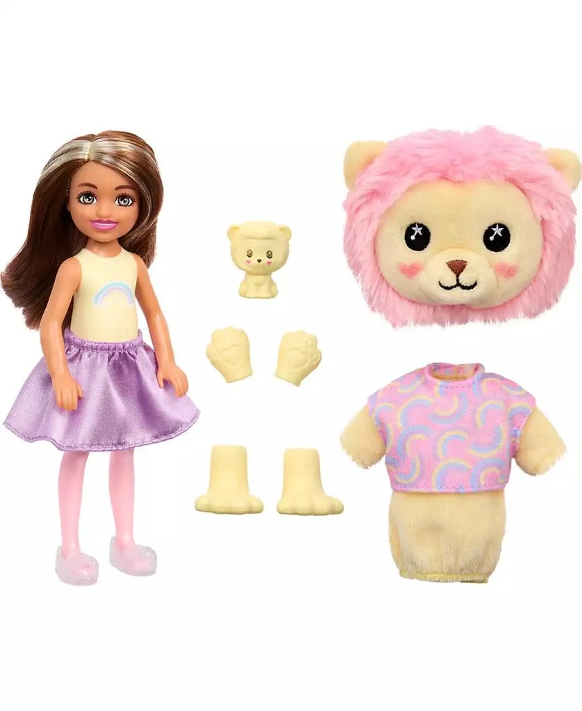 Barbie Cutie Reveal Cozy Cute T-shirts Series Chelsea Doll and Accessories 1