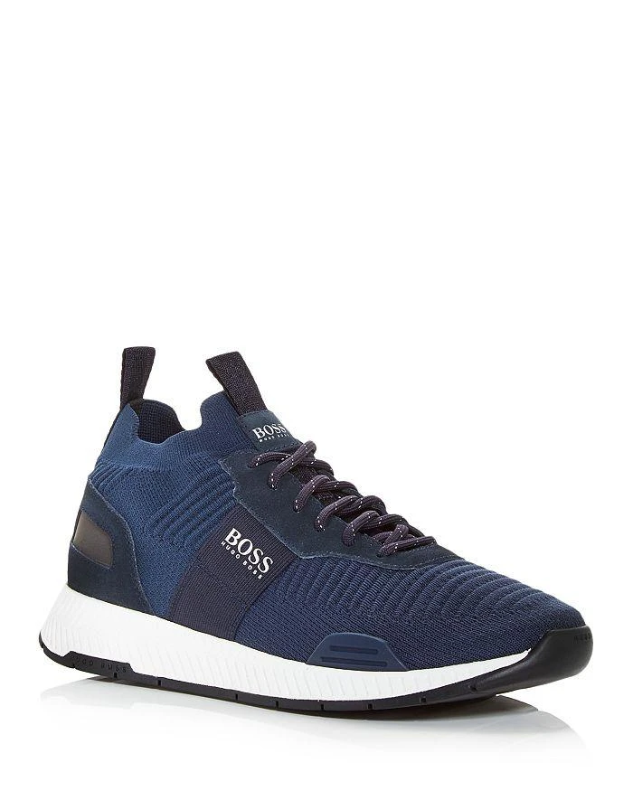 Hugo Boss Hugo Boss Men's Titanium Knit Low Top Sneakers 1