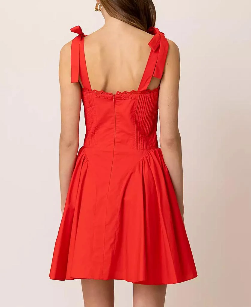 Line & Dot Women's Anessa Pleated-Waist Mini Dress 6