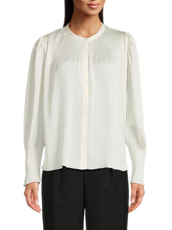 ba&sh Krizy Crinkled Top