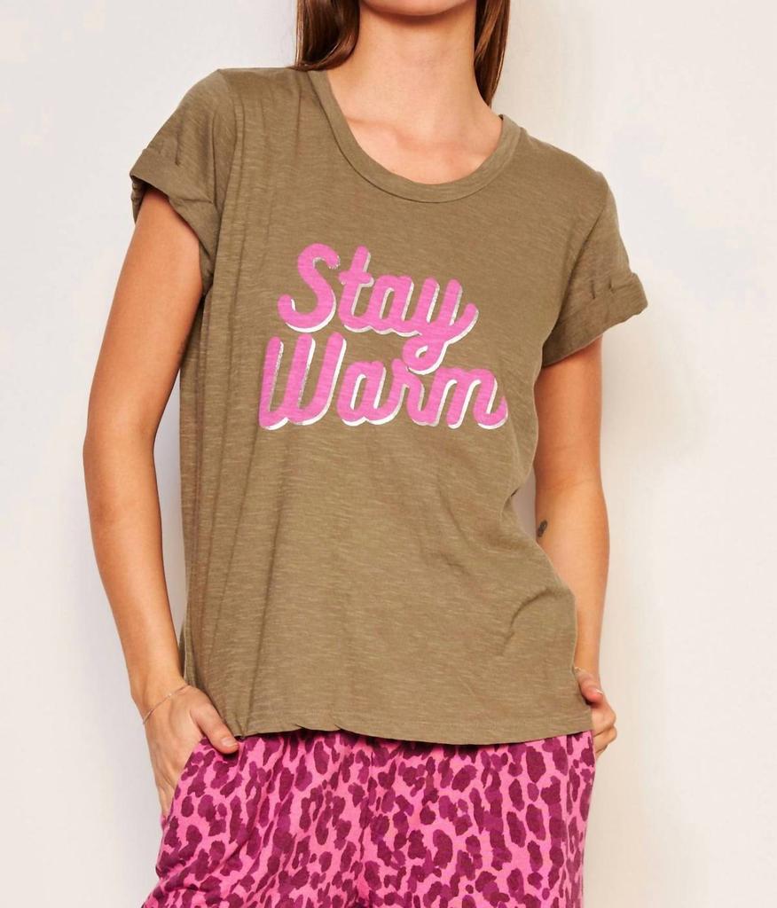 Sundry Sundry - Stay Warm Rolled Sleeve Tee
