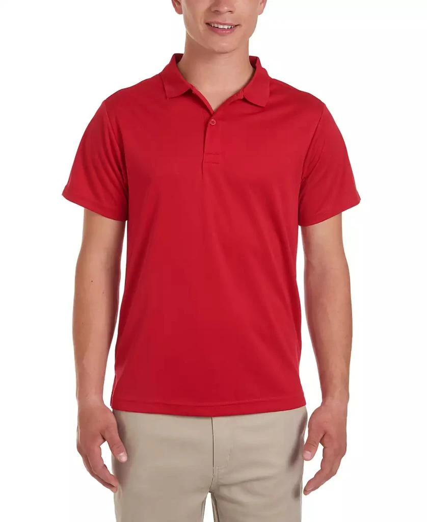 Nautica Young Men Uniform Short Sleeve Performance Stretch Polo 1