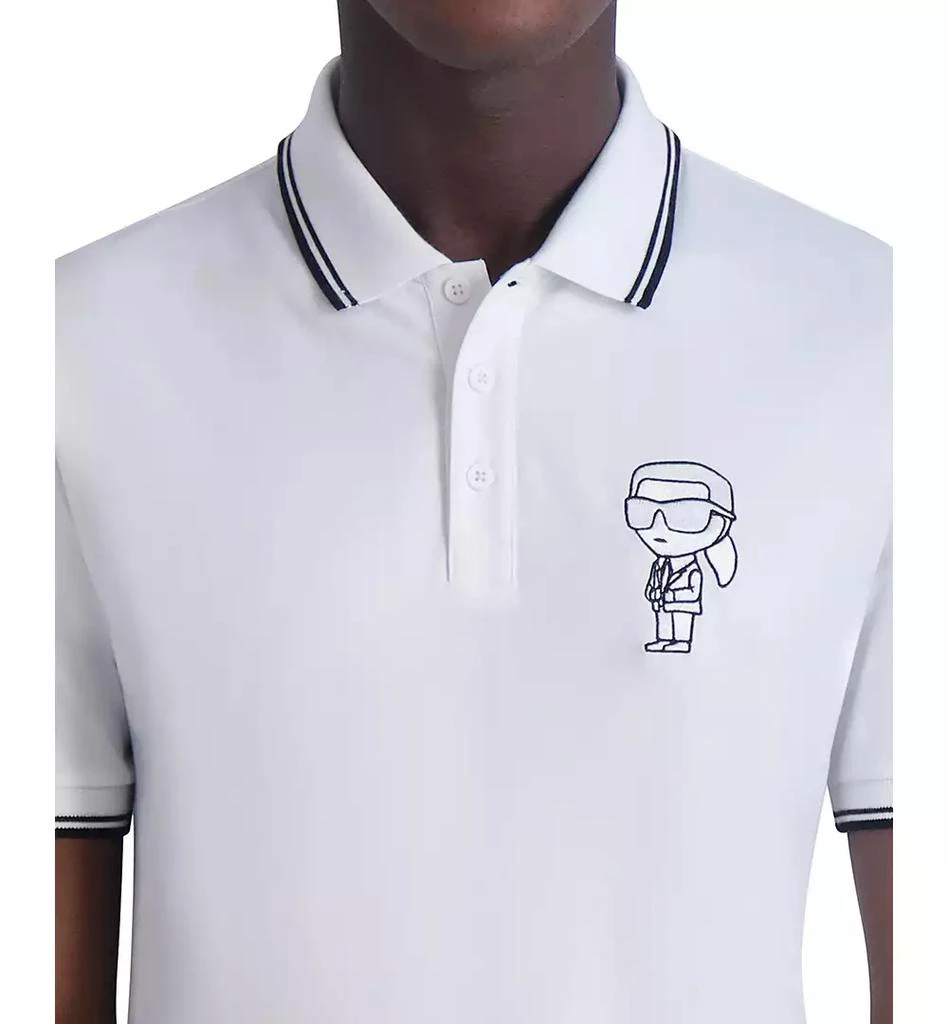 Karl Lagerfeld Paris Men's Karl Character Polo Shirt 4
