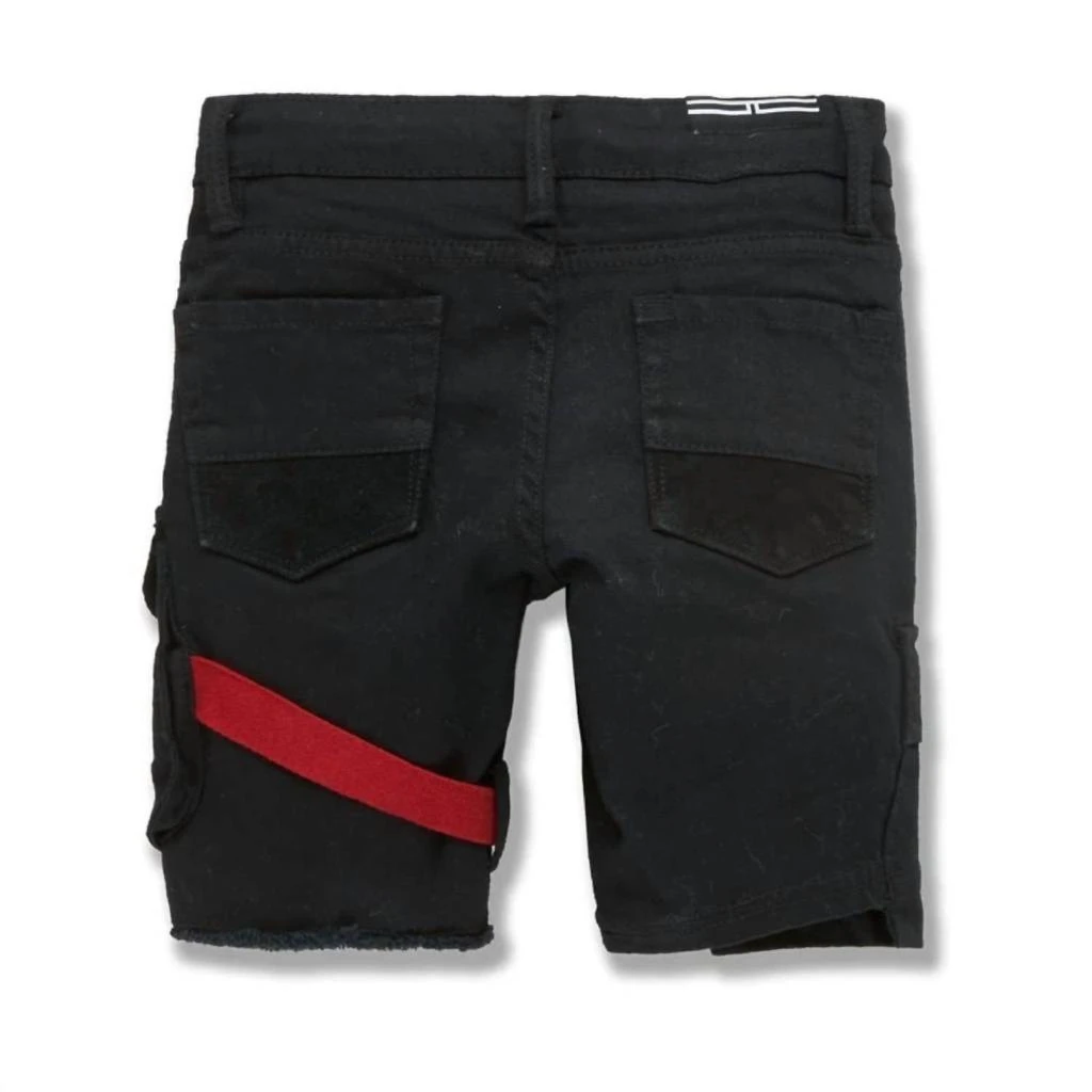 JORDAN CRAIG Men's Travis Cargo Shorts In Black 2