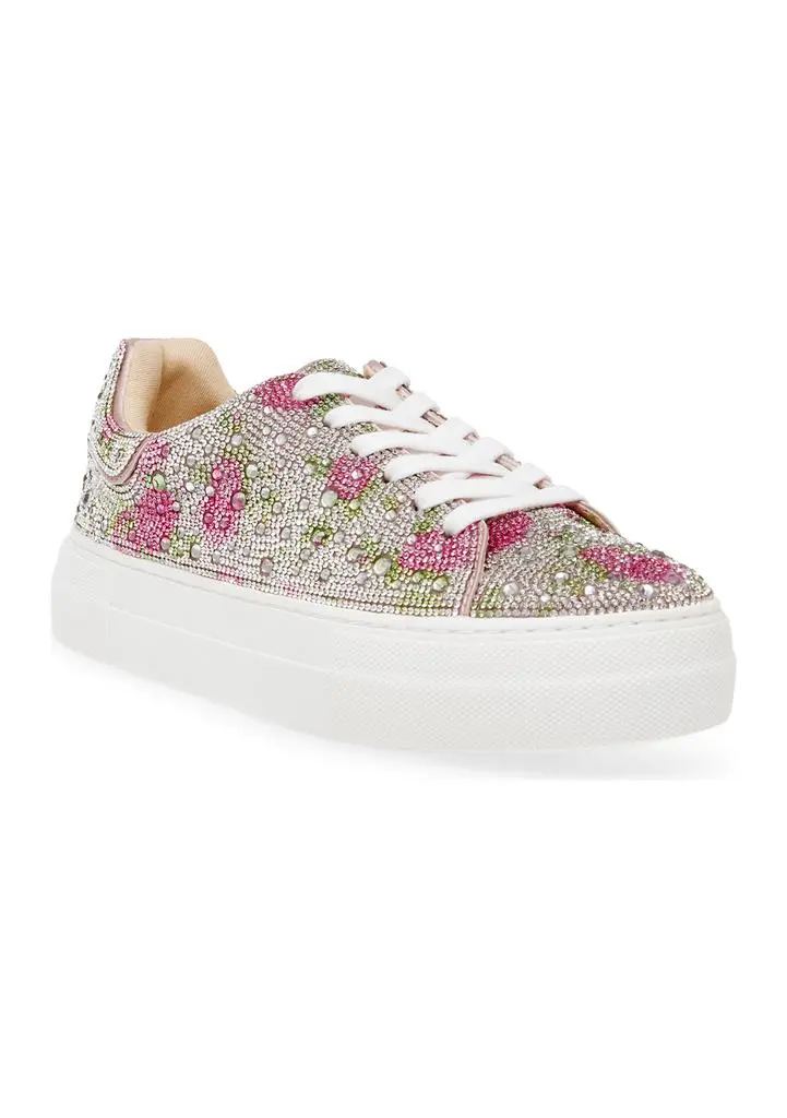 Betsey Johnson Sidny Novelty Rhinestone Sneakers