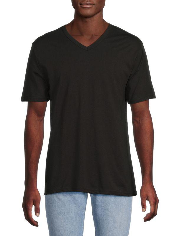 Saks Fifth Avenue Tri-Blend V-Neck T-Shirt