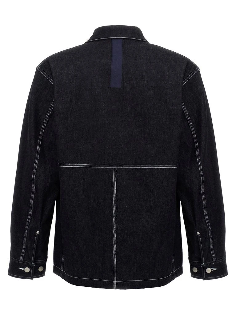 Junya Watanabe MAN Junya Watanabe MAN X Carhartt Logo-Patch Buttoned Coat 2