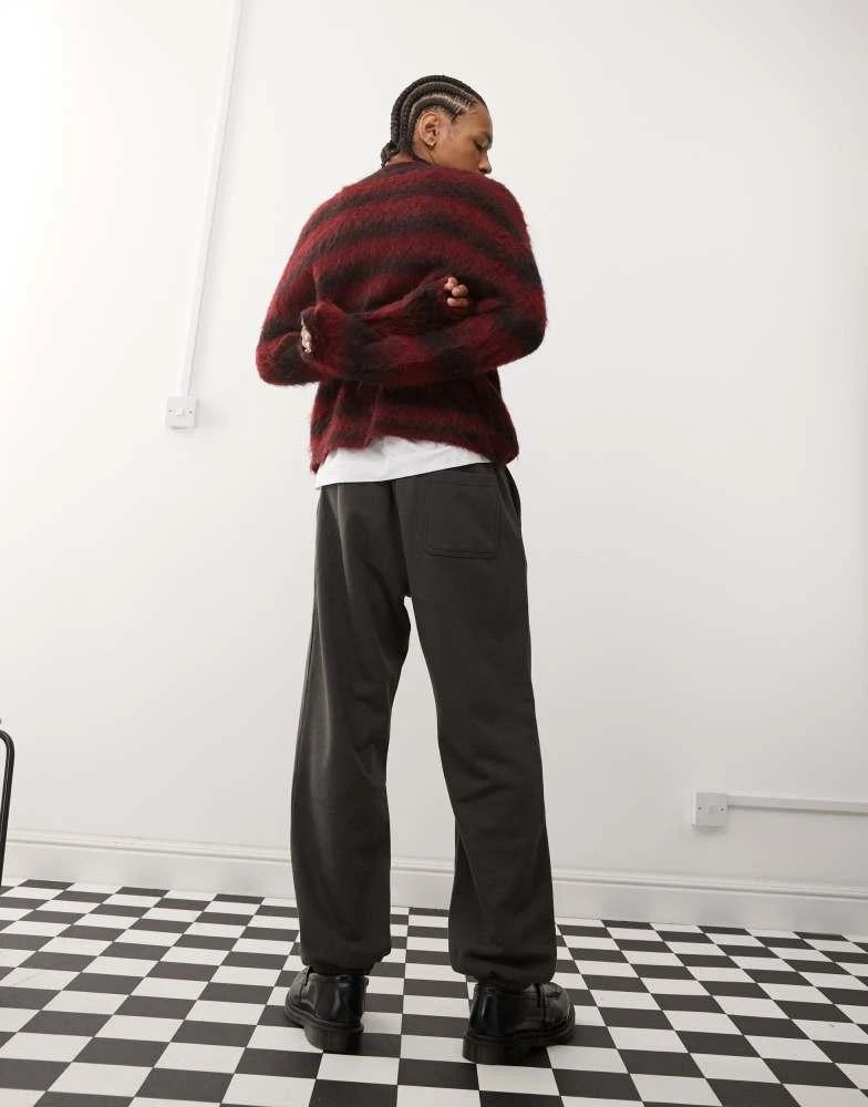 Weekday Weekday joggers in off-black 5