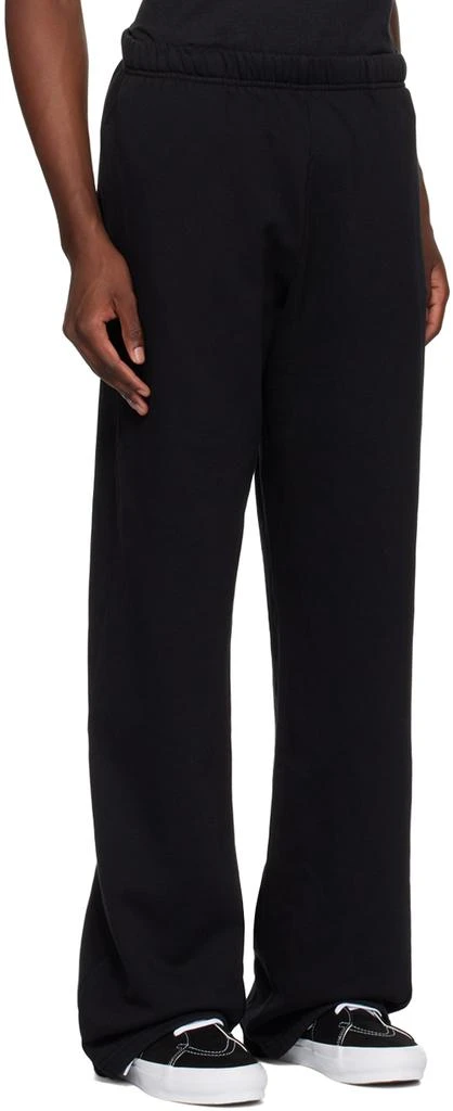 Les Tien Black Heavyweight Puddle Sweatpants 2