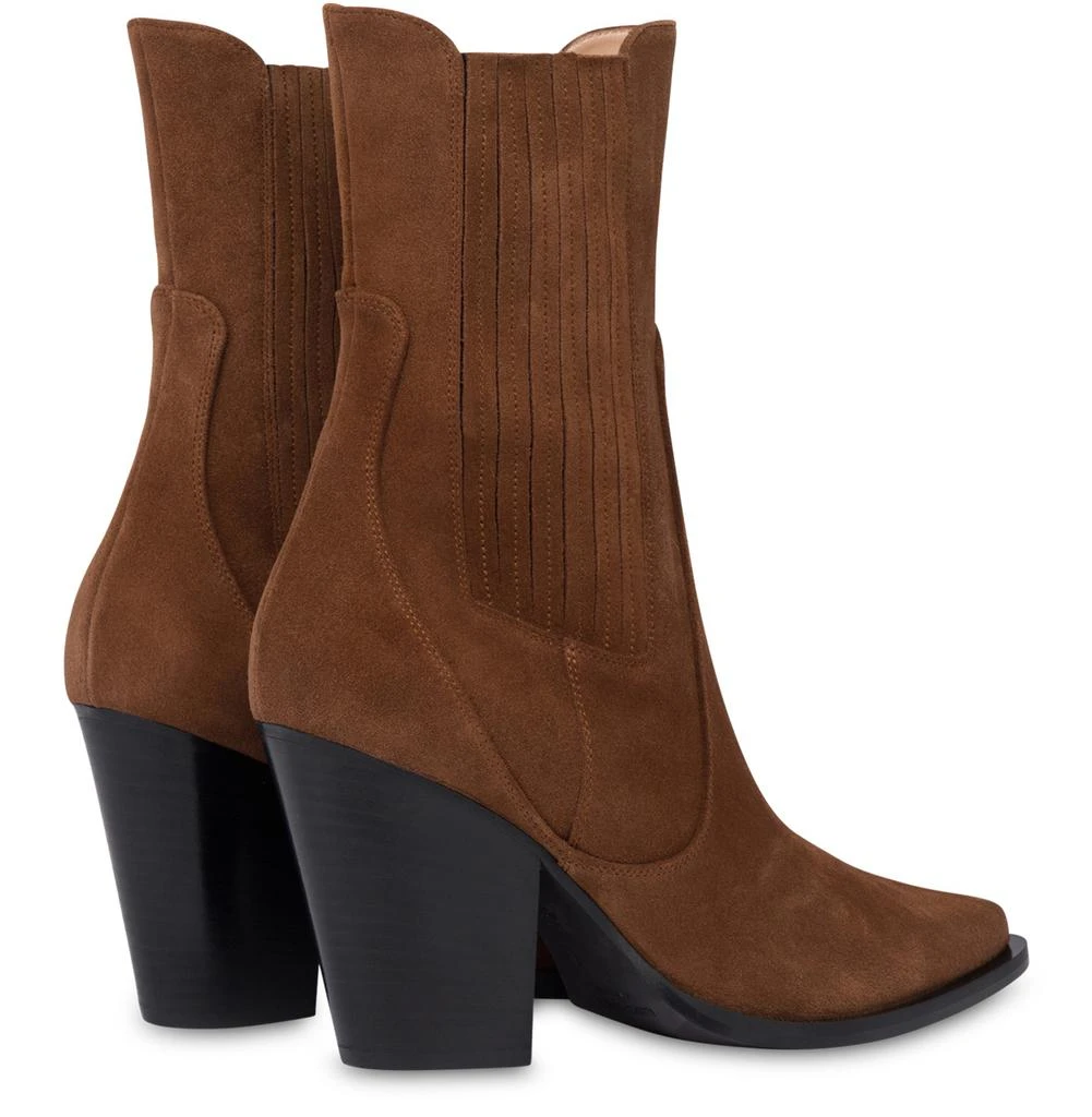 ALBERTA FERRETTI Suede Texan ankle boots 3