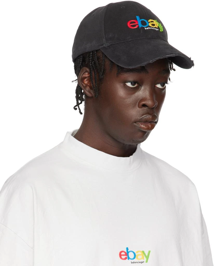 Balenciaga Black eBay Edition Cotton Cap 2