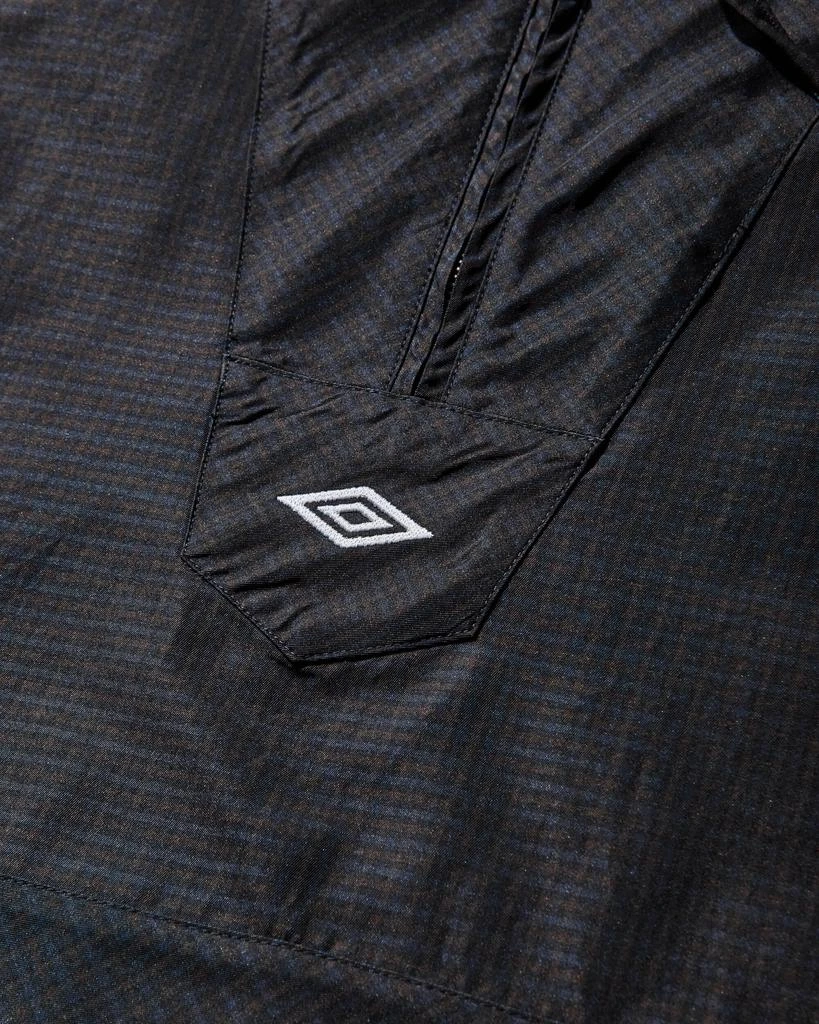 Umbro Men's Check Masked Anorak Navy / Dark Brown 3