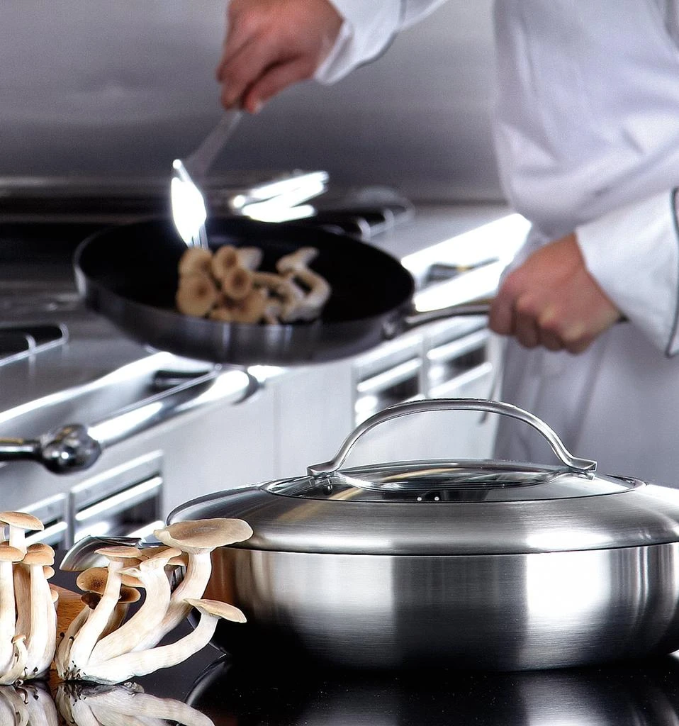 Scanpan CTX 12.75 Inch Nonstick Chef's Pan, 5.25 Quart, Stainless Steel 4