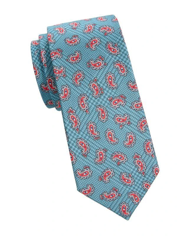 Brioni Paisley Silk Tie 1