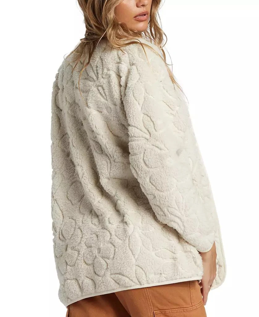 Billabong Juniors' Fireside Cozy Button-Front Fleece Jacket 2