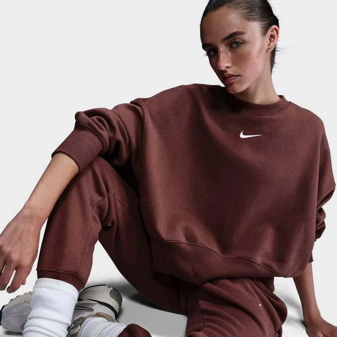 NIKE Women's Nike Sportswear Phoenix Fleece Oversized Crewneck Sweatshirt 3