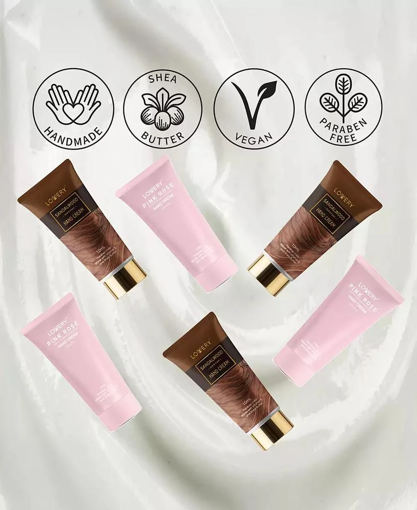 Lovery 10-Pc. Mini Sandalwood & Rose Scented Hand Creams Gift Set 5
